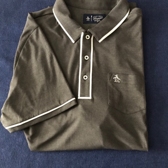 Penguin Polo Shirt Mens XXL Grey by Munsingwear - Picture 4 of 7